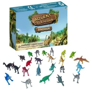 24PCS Christmas Countdown Calendar Blind Box Christmas Dinosaurs Gift - Foto 1 di 6
