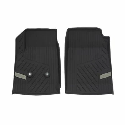 Комплект напольного покрытия для любой погоды премиум-класса с двойной кабиной GMC Canyon 2015-2021 годов выпуска черный - Изображение 1 из 4