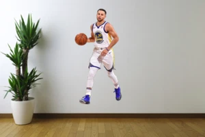 Stephen Curry Wall Decal Golden State Warriors Sticker Removable Reusable Cling  - Picture 1 of 1