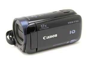 Canon VIXIA HF-R60 HD Camcorder 57x Advanced Zoom Navy NO Battery - Picture 1 of 6