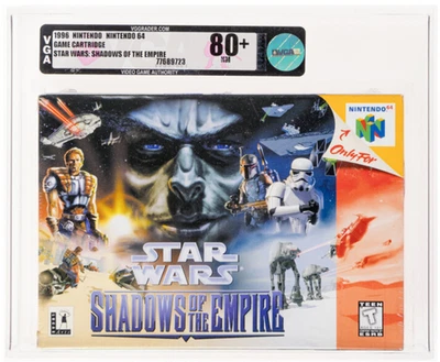Star Wars: Shadows of the Empire - VGA 80+ NM Sealed, N64 Nintendo 1996 USA NTSC - Image 1 of 2