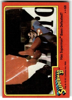 1980 Topps Superman II Card #68 Has Superman Been Defeated? - Image 1 of 4