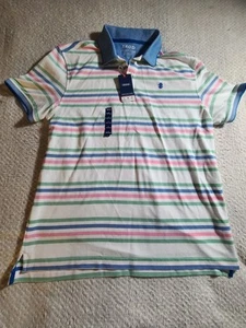 NWT IZOD Mens Advantage Performance Polo Golf Shirt Large L Stretch SS New - Picture 1 of 10