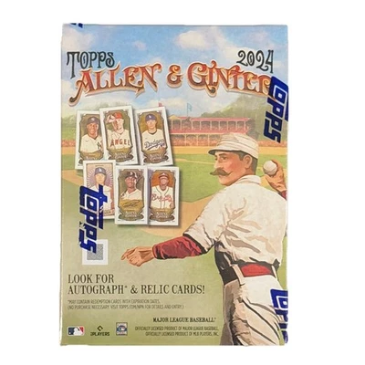 2024 TOPPS ALLEN & GINTER BASEBALL BLASTER BOX IN HAND! - Image 1 of 4