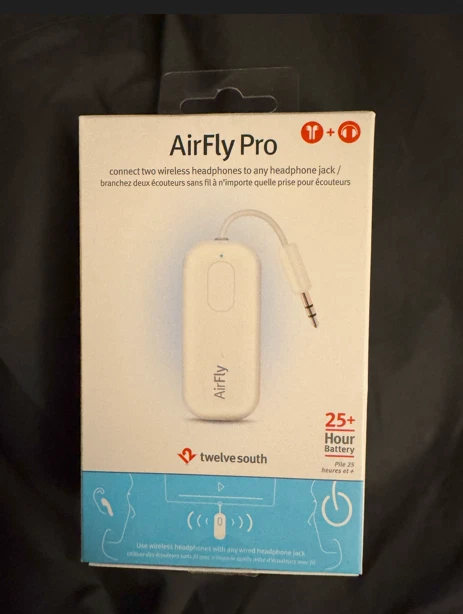 Twelve South AirFly Pro Bluetooth Transmisor/Receptor de Audio Inalámbrico (Nuevo) Foto 1 de 1