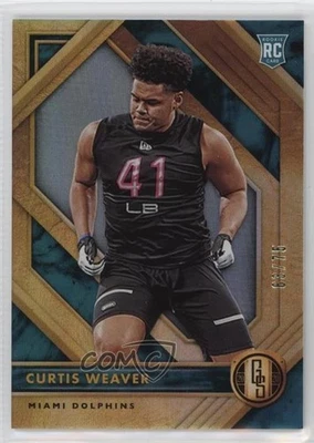 2020 Panini Gold Standard Rookies Platinum /75 Curtis Weaver #159 Rookie RC - Image 1 of 2