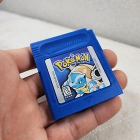 GBC Blue Version Game Boy Color, English Cartridge Game Tested USA