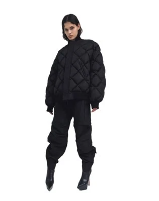 WARDROBE.NYC REVERSIBLE BOMBER JACKET- 2XS 8 10 12 RRP $3,200 AS NEW  - Image 1 of 4