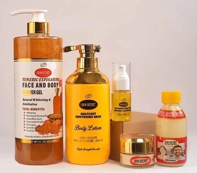 Skin Secret HC Whitening milk body lotion, serum, face cream and wash 500mll