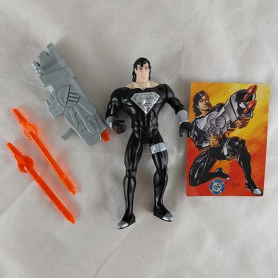 🦸Figura de acción Superman Man of Steel Laser traje negro 5" 1995 Kenner DC Return Foto 1 de 4