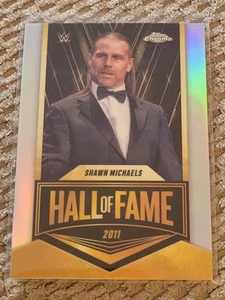 2025 Topps Chrome WWE Shawn Michaels Embedded Hall of Fame #EMB-SM Insert - Picture 1 of 2