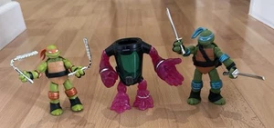 TMNT Leonardo Michelangelo Mutagen Man Combat Pack Action Figures x 3 - Bild 1 von 9