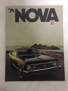 ORIGINAL 1974 CHEVROLET NOVA SS VERKAUFSPROSPEKT 12 PG HÄNDLERLITERATUR - Bild 1 von 4
