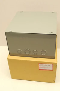 10" X 10" X 6" Metal Lift Off Screw Cover Junction Box NEMA 1 Indoor Enclosure - Picture 1 of 6