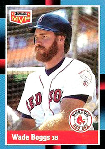 1988 Donruss Bonus MVP's #BC7 Wade Boggs Period After Inc. Boston Red Sox HOF