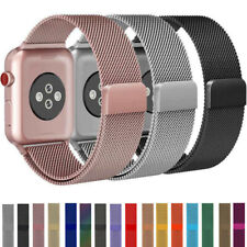 Apple Watch 7/6/5/4/3/2/SE用38-45mm磁気ミラネーゼループバンドiWatchストラップ