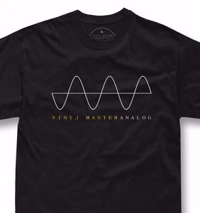 Camiseta de sonido analógico disco de vinilo tocadiscos technics 1200 música clásica camiseta - Imagen 1 de 7