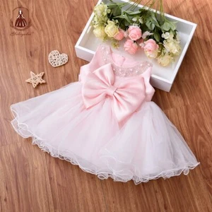 Fairy Cuty Girls Dress Tulle Fluffy Children Gowns Flower Princess Vestidos - Picture 1 of 18