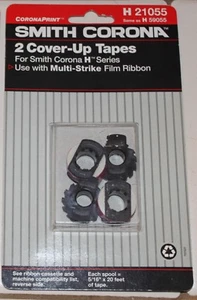 Smith Corona 2 Cover-Up Tapes Séries H Multi-Strike H21055 Machine à Écrire Neuf - Photo 1/2