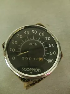 1975 Scorpion Snowmobile 100mph Speedometer Gauges - Foto 1 di 3