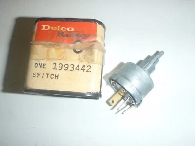 Interruptor limpiaparabrisas GM DELCO 1968 Chevelle y 68 Chevy Impala Caprice NOS Foto 1 de 3