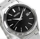 SEIKO SELECTION SBPX147 Sapphire Crystal Stainless Steel Solar Watch Black Dial