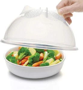 Cubierta de comida para microondas Progressive International High Dome, 10,25 pulgadas, transparente - Imagen 1 de 4