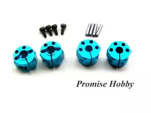 Clearance- CNC Aluminum 12mm Hex Wheel Rim Hub set (4PCS) for RC Crawlers Cars - Picture 1 of 1
