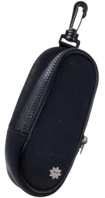 Estuche blando para gafas de sol de neopreno con cremallera bolsa con clip para hombres mujeres Foto 1 de 4