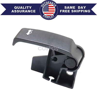 MANGO DE LIBERACIÓN DE CAPÓ NEGRO PARA CAMIONETA CHEVY GMC 1999-2006 SUV Foto 1 de 4