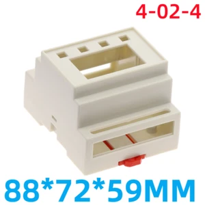 Elektronik Anschlussdose Kunststoffgehäuse Gehäuse 88x72x59mm 35-Schienen Industriedose - Bild 1 von 7