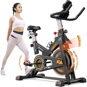 Indoor Stationary Exercise Bike Workout Bike Magnetic Resistance Cycling Bike - Picture 1 of 14