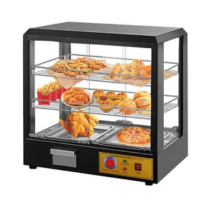 3-Tier 20" Commercial Food Warmer Display Countertop Pizza Display Cabinet 500W - Picture 1 of 12