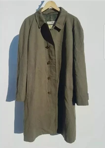 Aquascutum soprabito uomo cappotto lana verde taglia XL - Foto 1 di 7