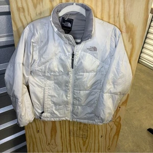 The North Face Daunenjacke Mädchen 600 weiß silber Größe M (10/12) - Bild 1 von 5