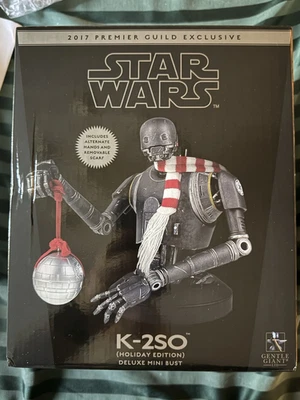 Mini busto de lujo Star Wars Rogue One Gentle Giant K-2SO PGM exclusivo de vacaciones Foto 1 de 4