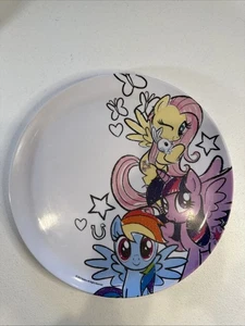 My Little Pony ZAK! Melamine Dinner Lunch Plate 2017 Collectible Rainbow Dash - Picture 1 of 2