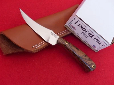 Cuchillo Bark River USA Mexican Bocate espiga completa dedo hoja fija nuevo Foto 1 de 4