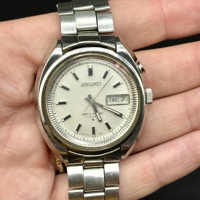 Reloj Hombre SEIKO Bellmatic 17 Joyas Acero Inoxidable Alarma Automático De Colección 4006-7002 Foto 1 de 4