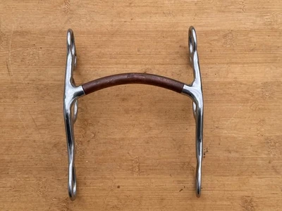 Broca de caña mediana para caballo occidental boca MULLEN cobre TRAMMELL ~ 5" boca Foto 1 de 4