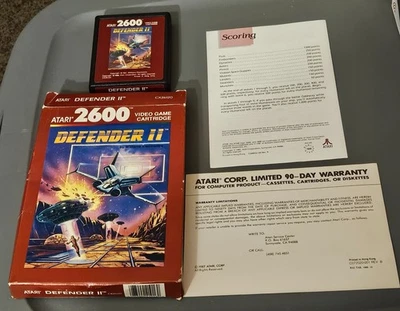 Defender II Atari 2600 完整 CIB 已测试可用 — 第 1/4 张图片