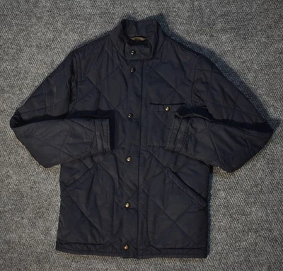 J. Crew Sussex NX-631 Quilted Coat Jacket Mens XS Navy Field Insulated - Image 1 of 4