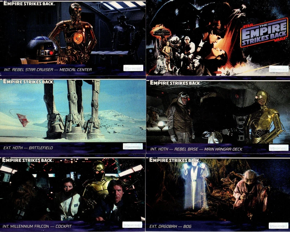 lot de 10 cartes 1995 Topps Widevision Star Wars: The Empire Strikes Back - Photo 1/2