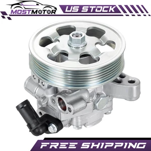 1PC Power Steering Pump w/ Pulley For 2006-2011 Honda Civic 1.8L 21-5456 55-5822 - Foto 1 di 12