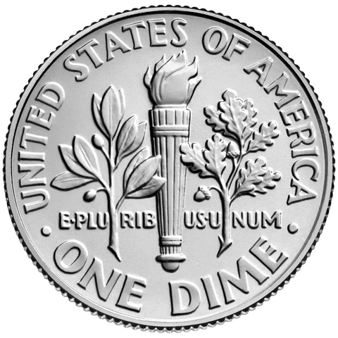 2009 D Roosevelt Dime - Brilliant Uncirculated UNC - Brand New BU Coin Ten Cents Cover