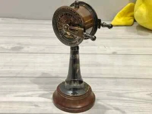 7" Antique Brass Ship Engine Room Telegraph - A Boat Marine Nautica - Picture 1 of 6