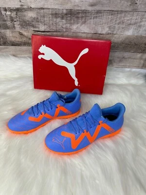 PUMA Unisex Niños (Nuevo en Caja) Future Play Césped Entrenamiento Talla 5.5 Azul - Naranja Foto 1 de 4