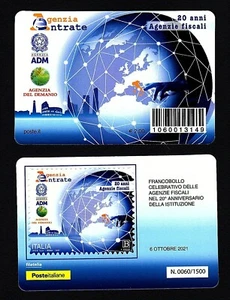 Italia 2021 - Agenzie Fiscali - tessera filatelica - Picture 1 of 1