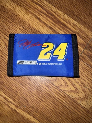 Vintage 1998 #24 Jeff Gordon fold wallet Unisex Wallet. NASCAR Cover