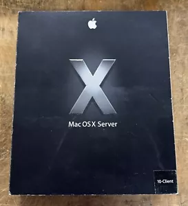 Apple Mac OS X Server 10.4 Tiger 10-Client w/2 LICENSES (M9769Z/A) - Picture 1 of 5